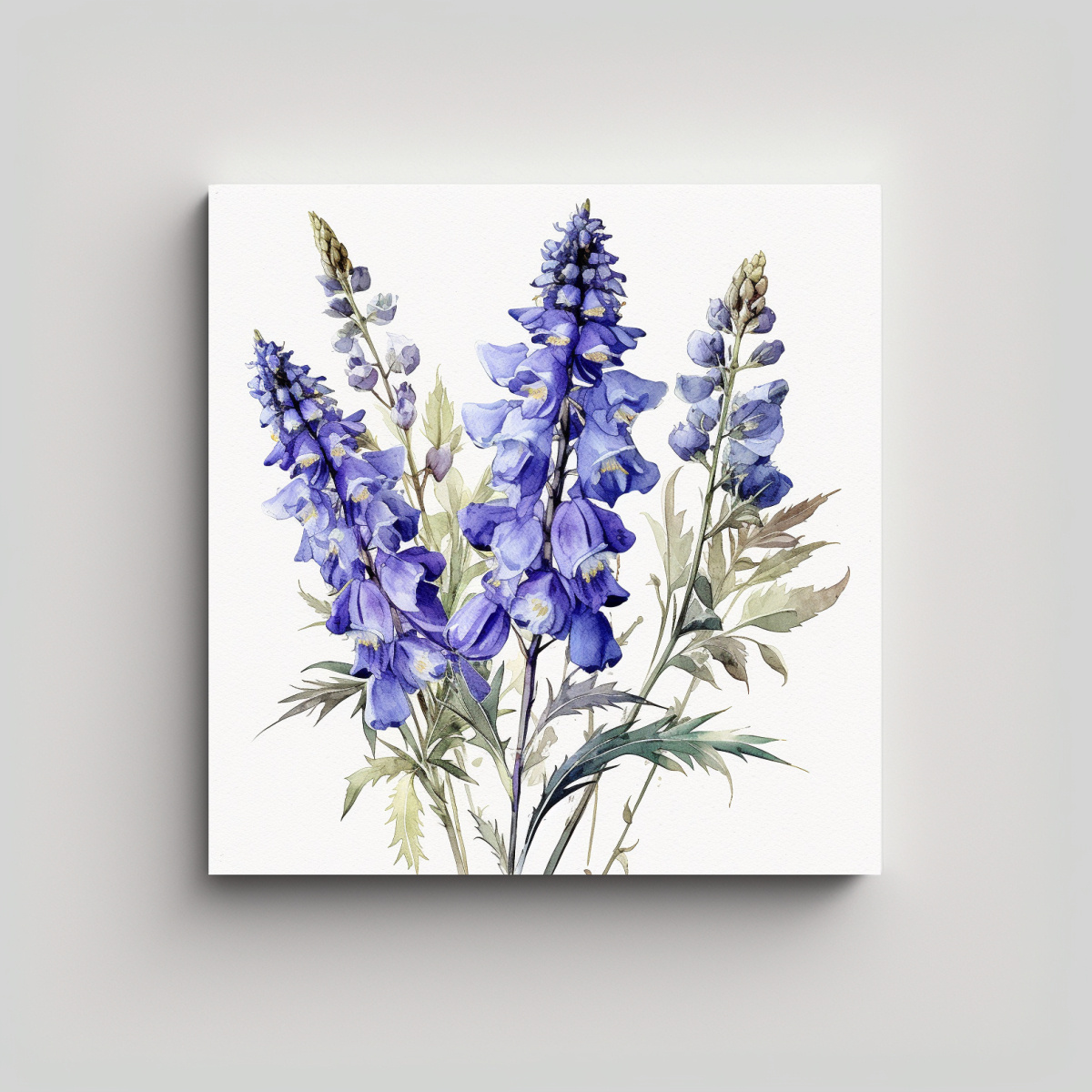 Cuadro Decorativo Arte Nico Delphinium Sp Vintage Decocuadros