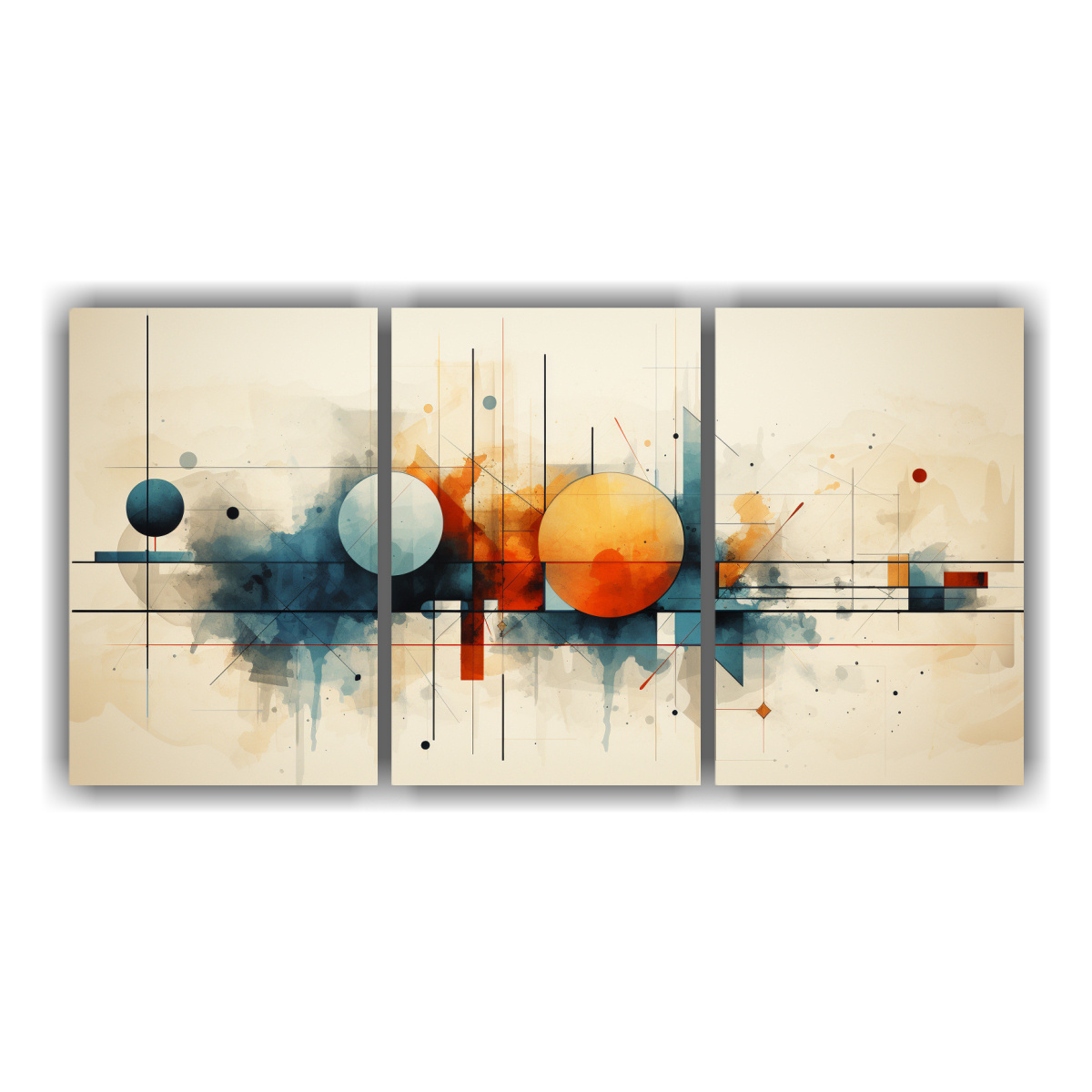 Conjunto Cuadros Conceptual Originalidad Pintura Abstrakt Textur