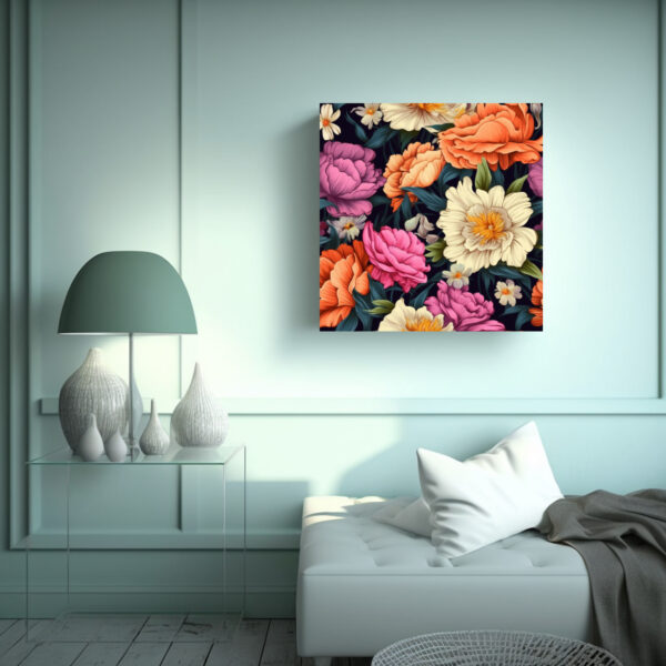 Cuadro Decorativo Multicolor Con Flores Bellas Para Pared DecoCuadros