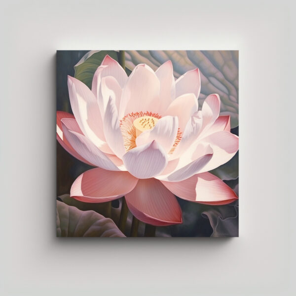 Cuadro Decorativo Lotus Deslumbrante En Acr Lico Decocuadros