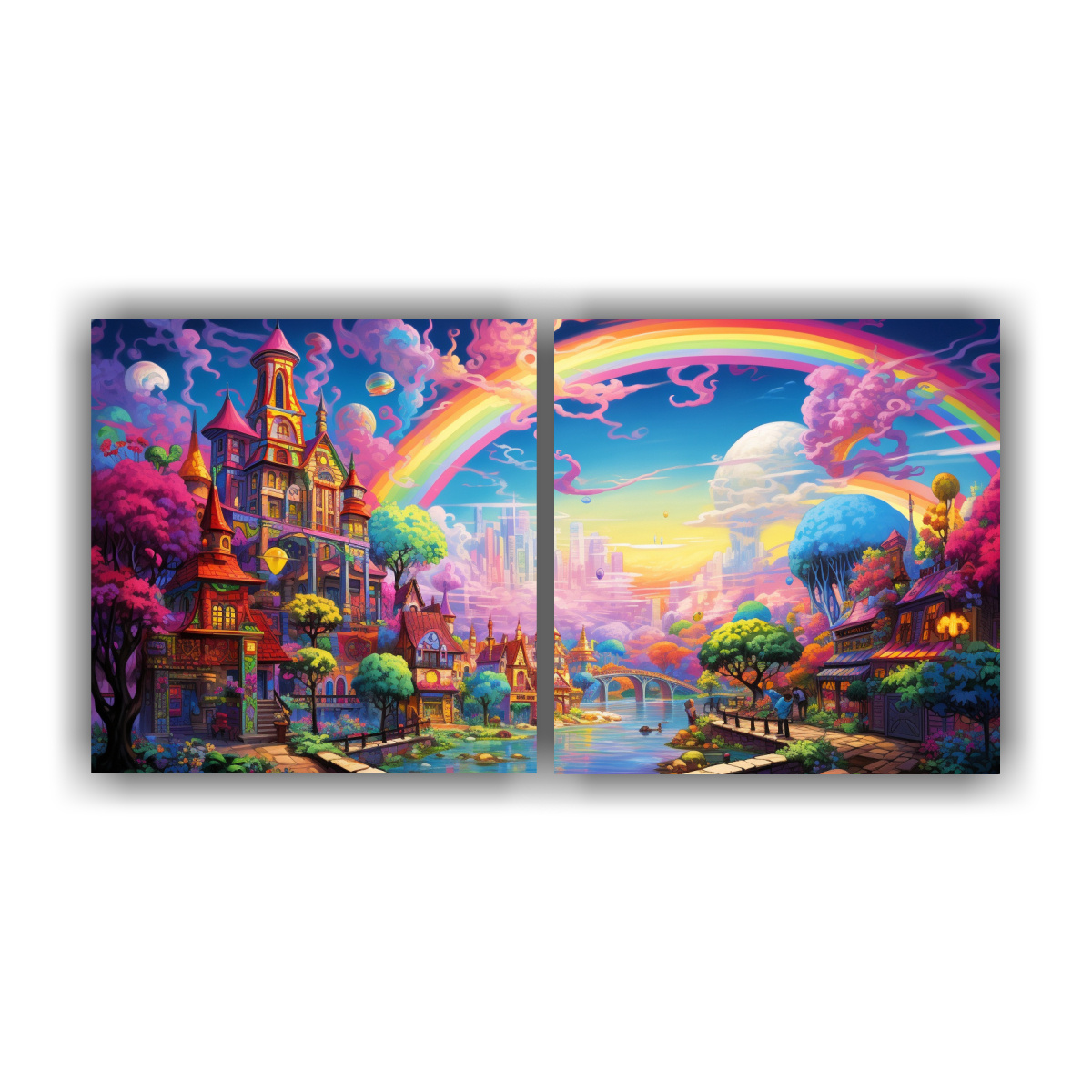 Cuadro Lisa Frank Con Imagen Audaz DecoCuadros