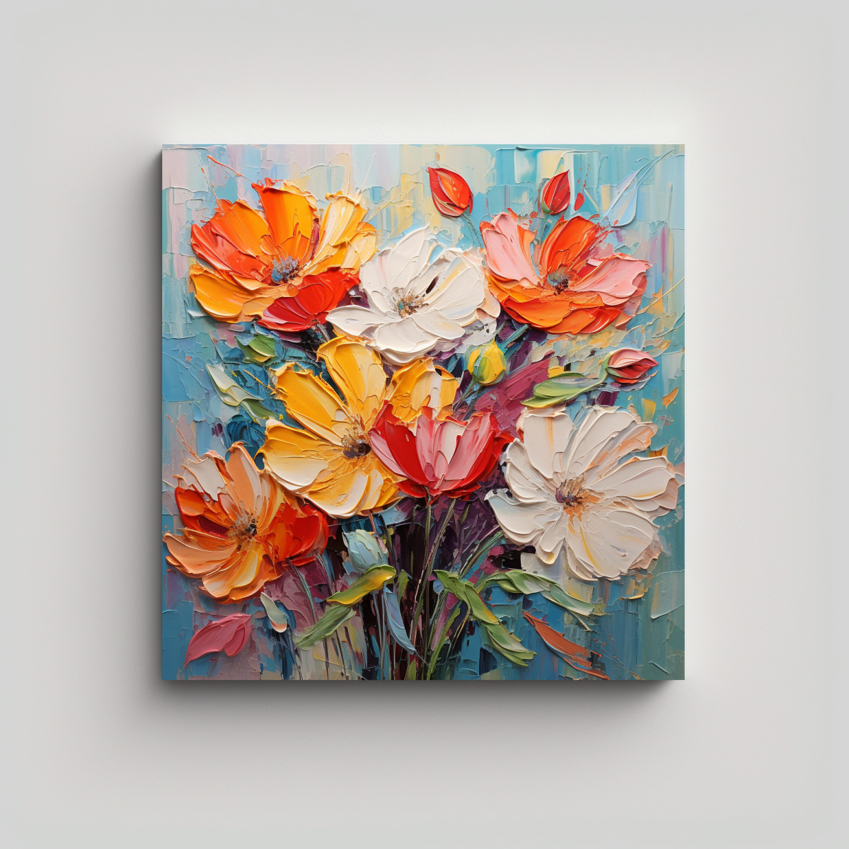 Compra Cuadro De Pintura Floral Estilo Vib Decocuadros