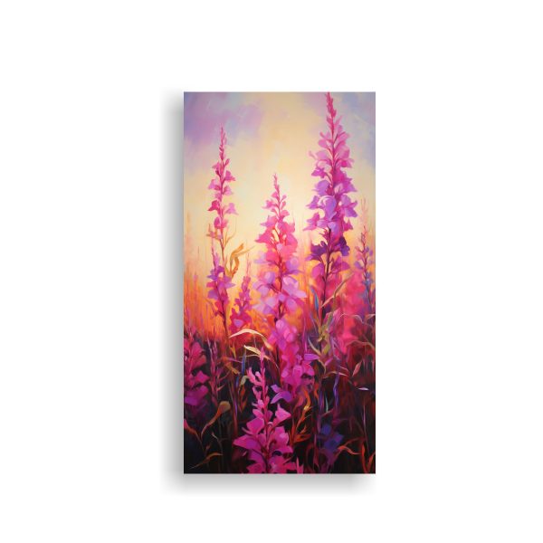 Pintura Abstracta En Bastidor A Fireweed Herbs Al Estilo Estilo Leo