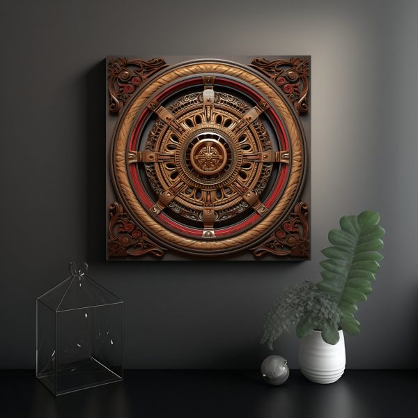 Decora Con Estilo Cuadro De Vanguardia Luminosa Mandala Con