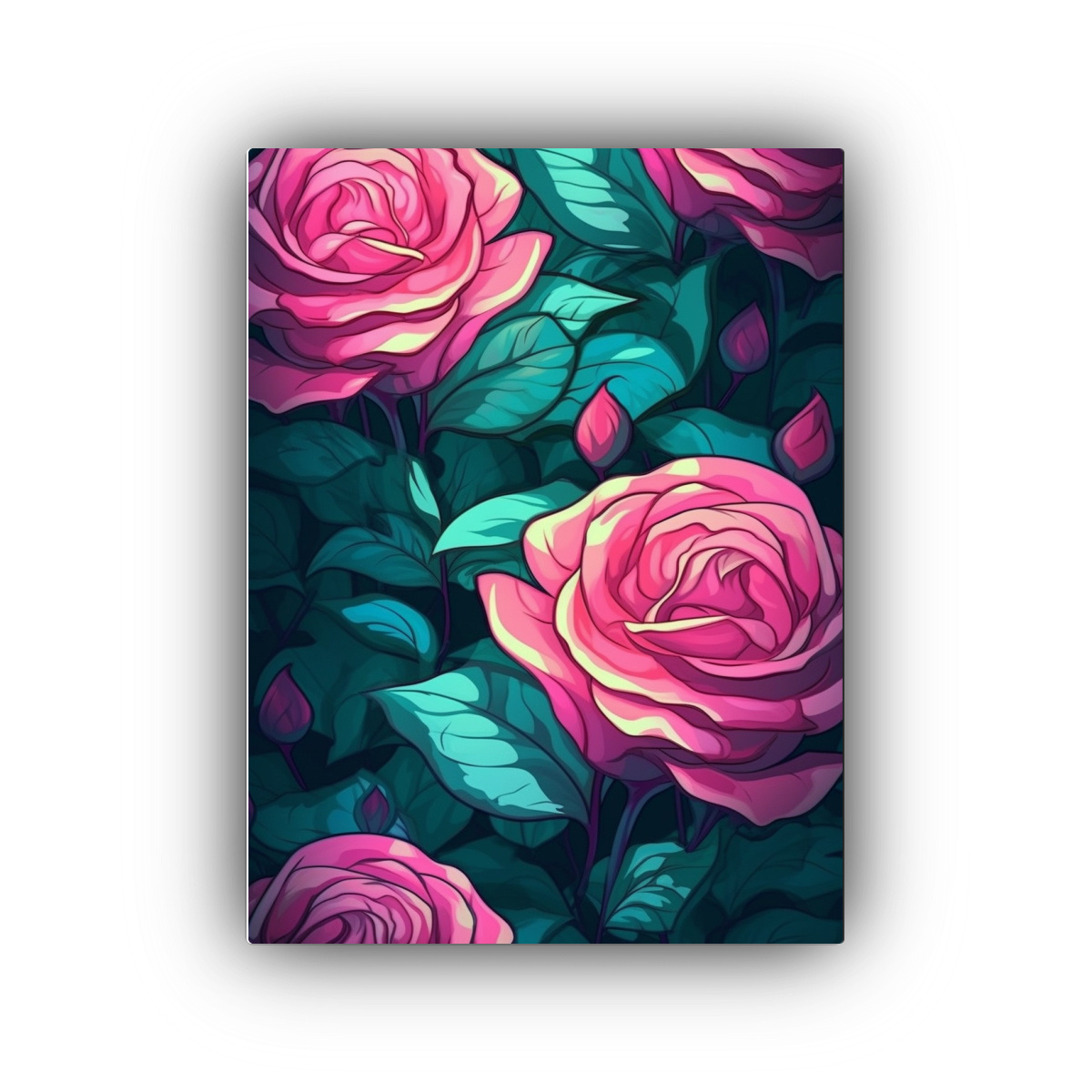 1-cuadro-calidos-alegre-rosas-grandes-dise-o-plano-moderno-4k-pico