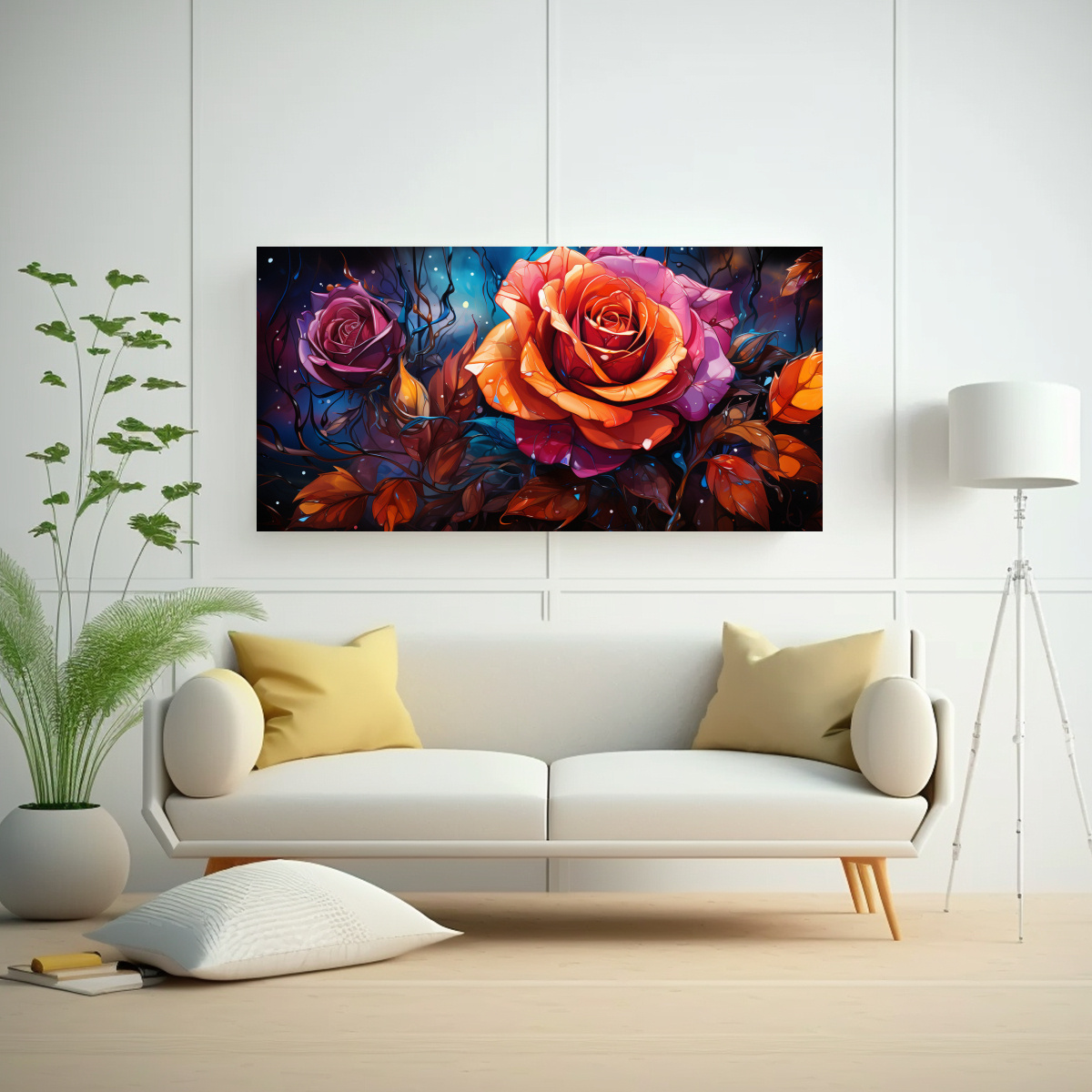 1-cuadro-calidos-protagonismo-estilo-graffiti-con-fondo-de-rosa-y-colores-que-sangran-en-pinturas-de-decoraci-n-1-1