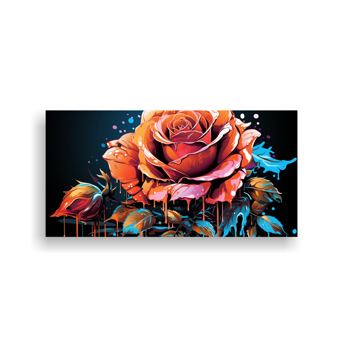1-cuadro-modernos-regalo-dise-a-una-rosa-estilo-graffiti-que-pueda-ponerse-en-pinturas-decorativas