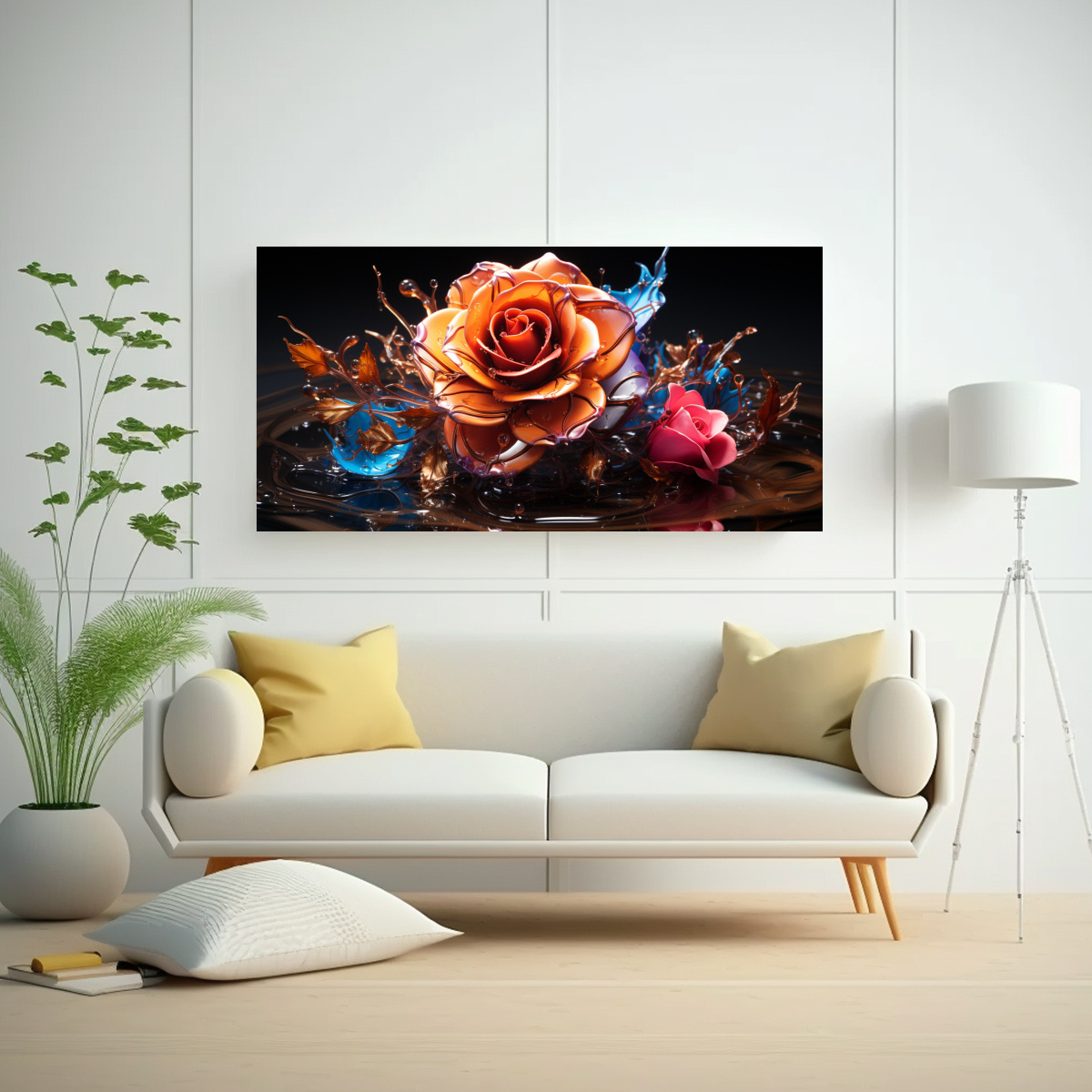 1-pieza-moderno-adorno-tribal-de-neon-rosa-que-se-disuelve-en-agua-en-pinturas-de-decoraci-n-1