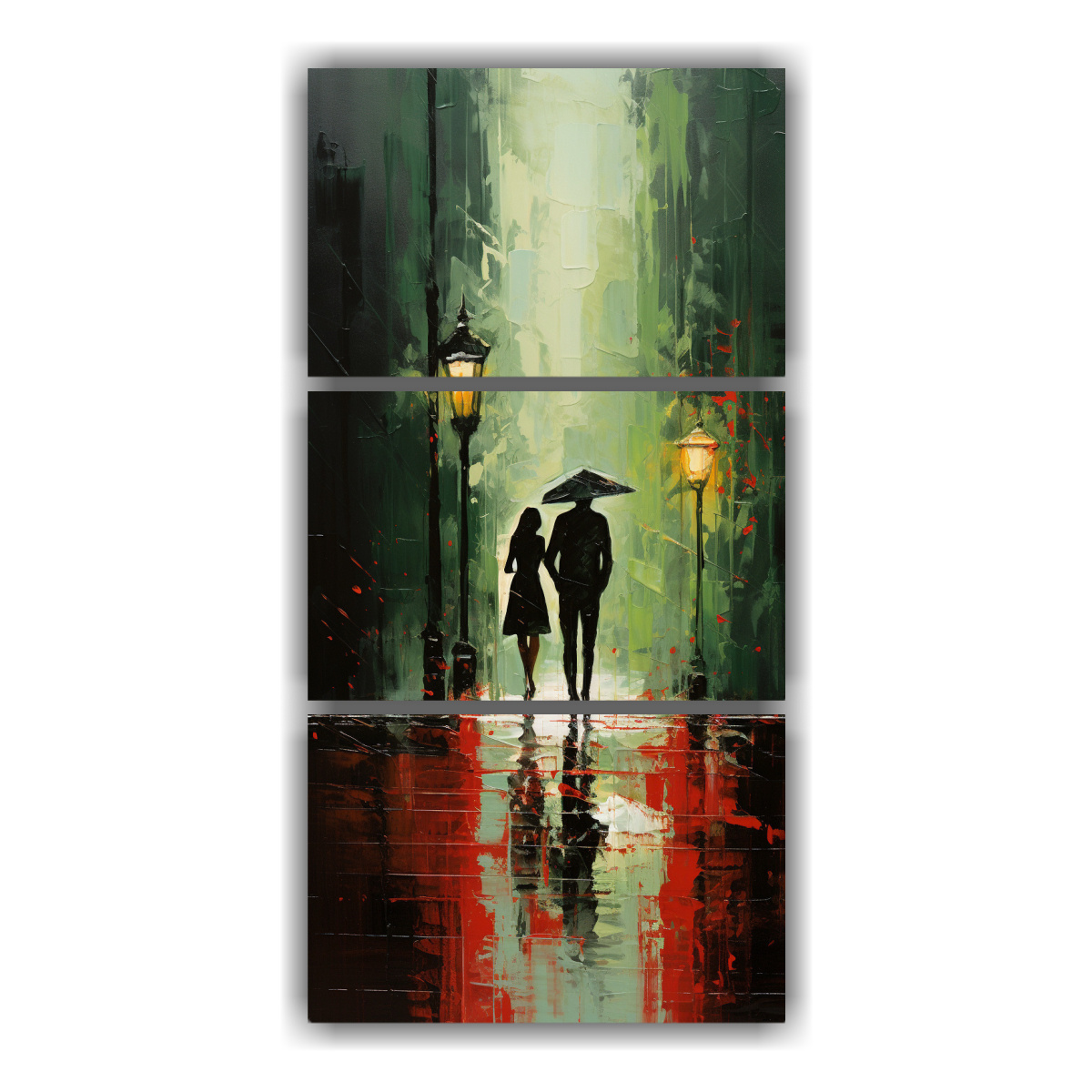 3-cuadros-lienzos-abstractos-para-dormitorio-pintura-de-personas-caminando-bajo-la-lluvia-en-la-pared