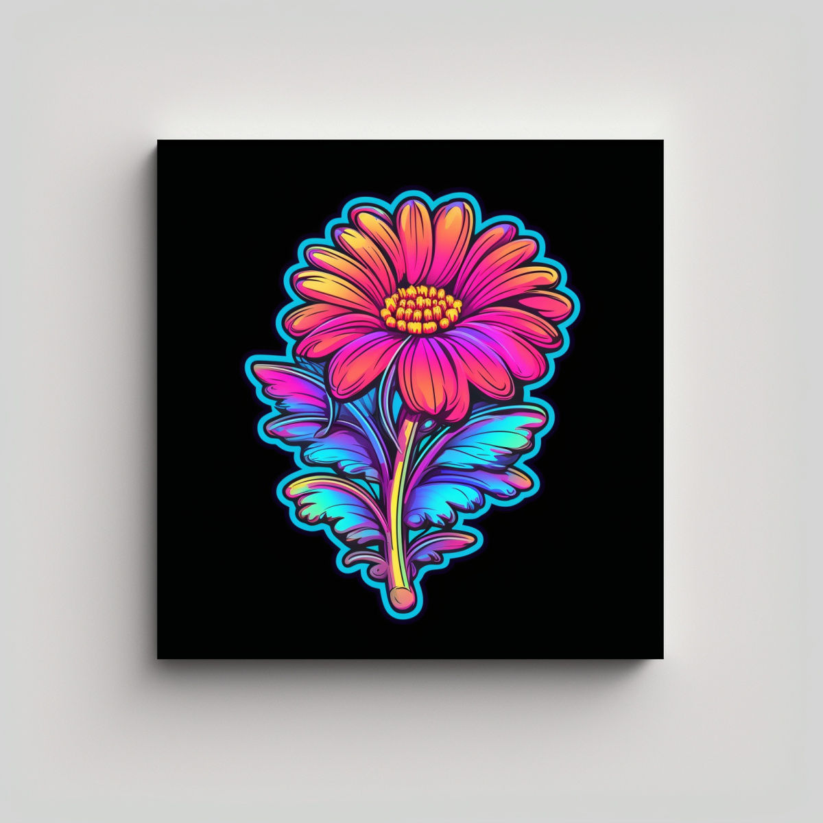 adhesivo-de-arte-de-pared-daisy-flower-en-colores-luminosos