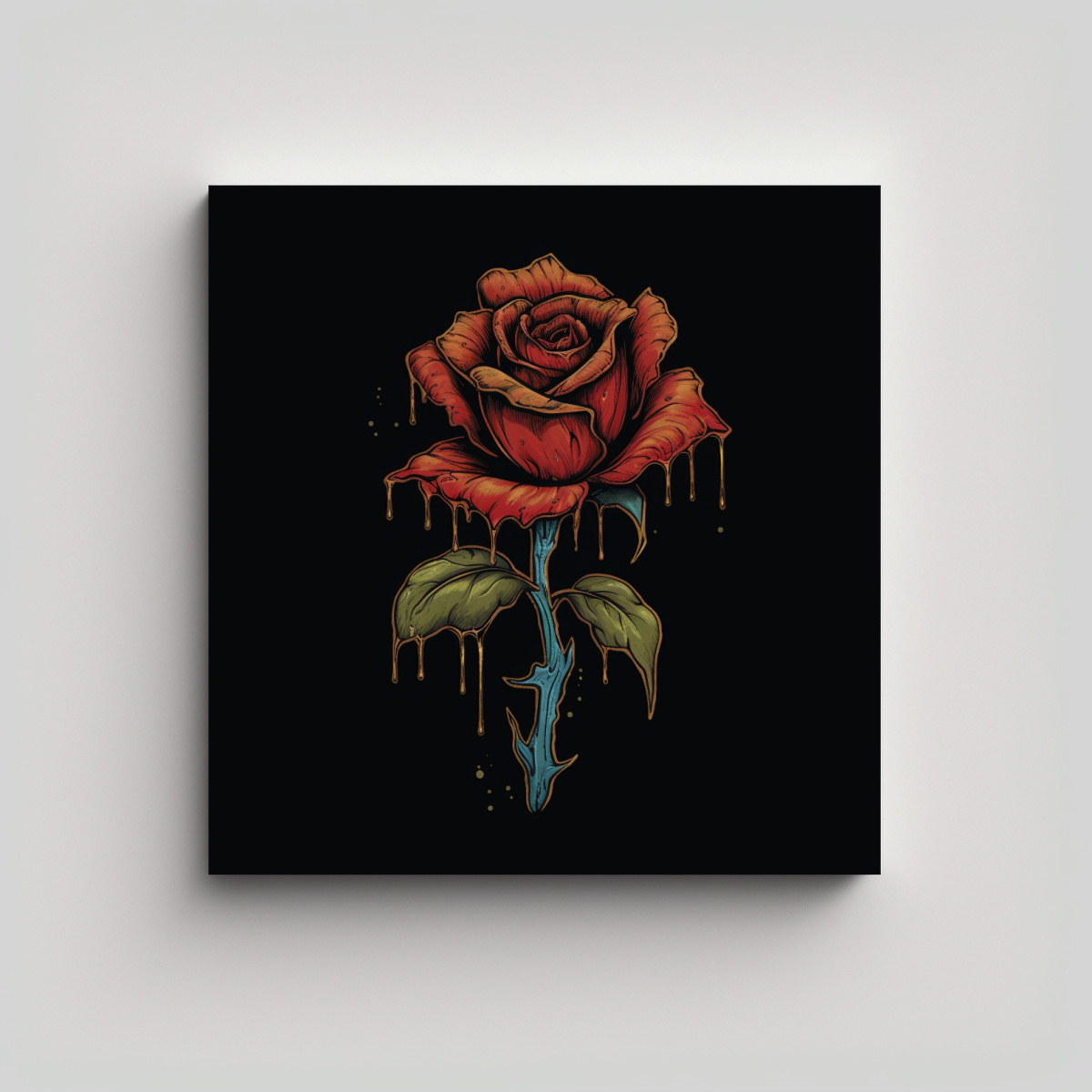 adorno-conceptual-de-rosa-marchita-logo-en-canvas-para-decoraci-n