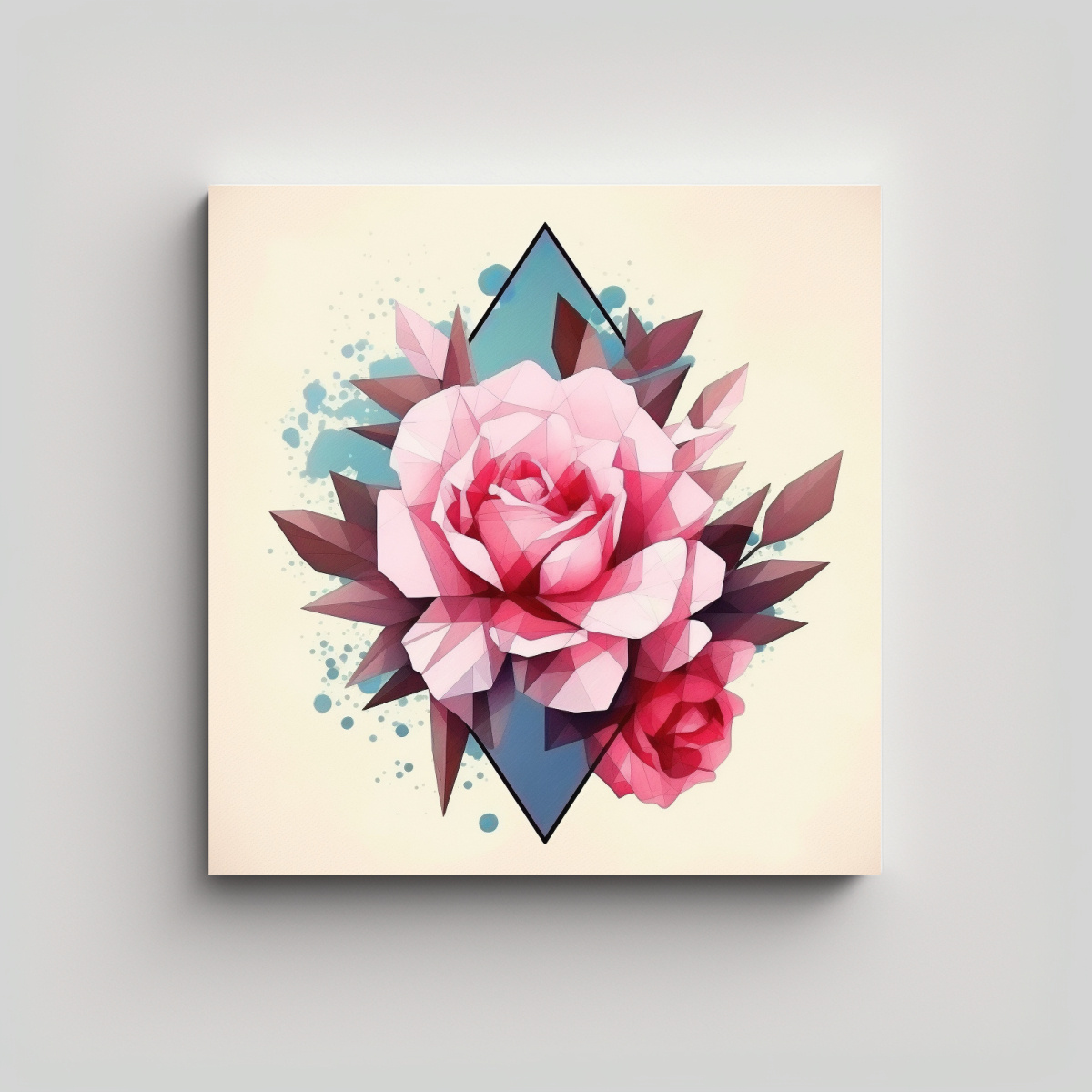 armon-a-crom-tica-tela-en-bastidor-de-peon-as-minimalistas-acuareladas