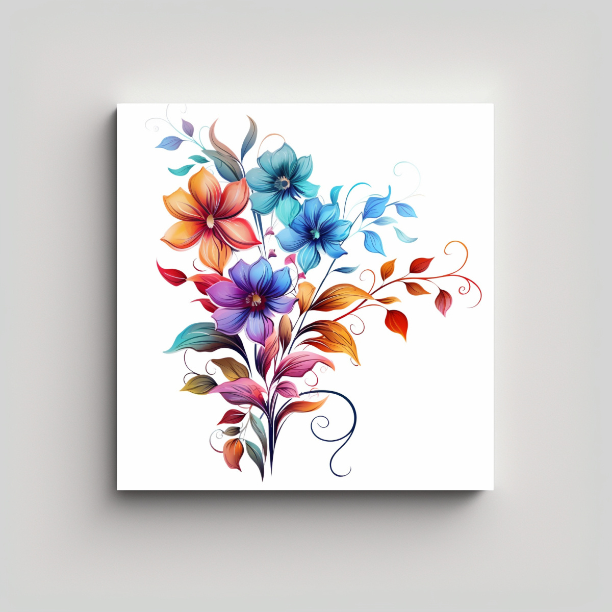 armon-a-de-colores-cuadros-decorativos-de-flores-en-lineas-graciosas