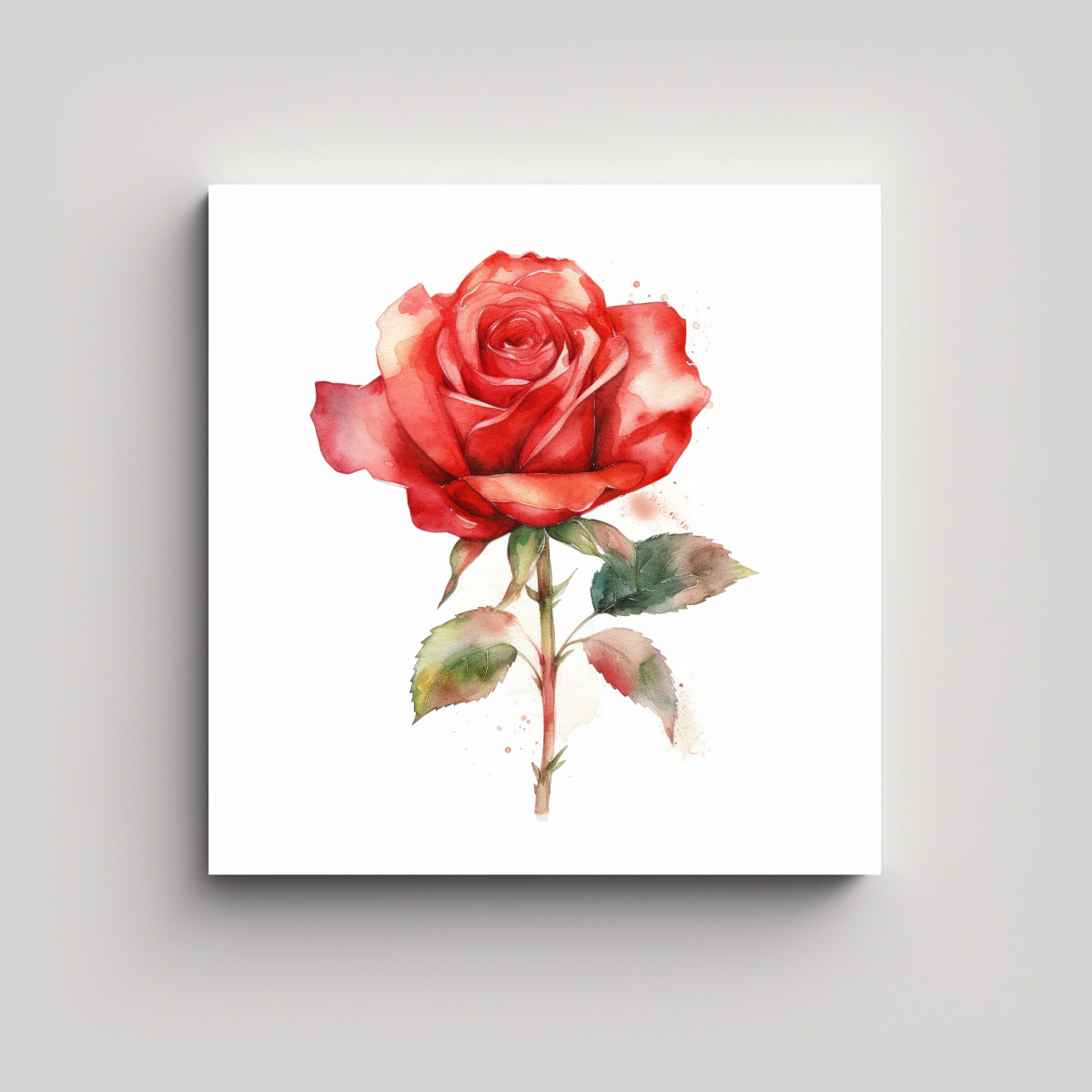 armon-a-de-colores-en-dibujo-de-rosa-roja-con-pasteles-acuarela