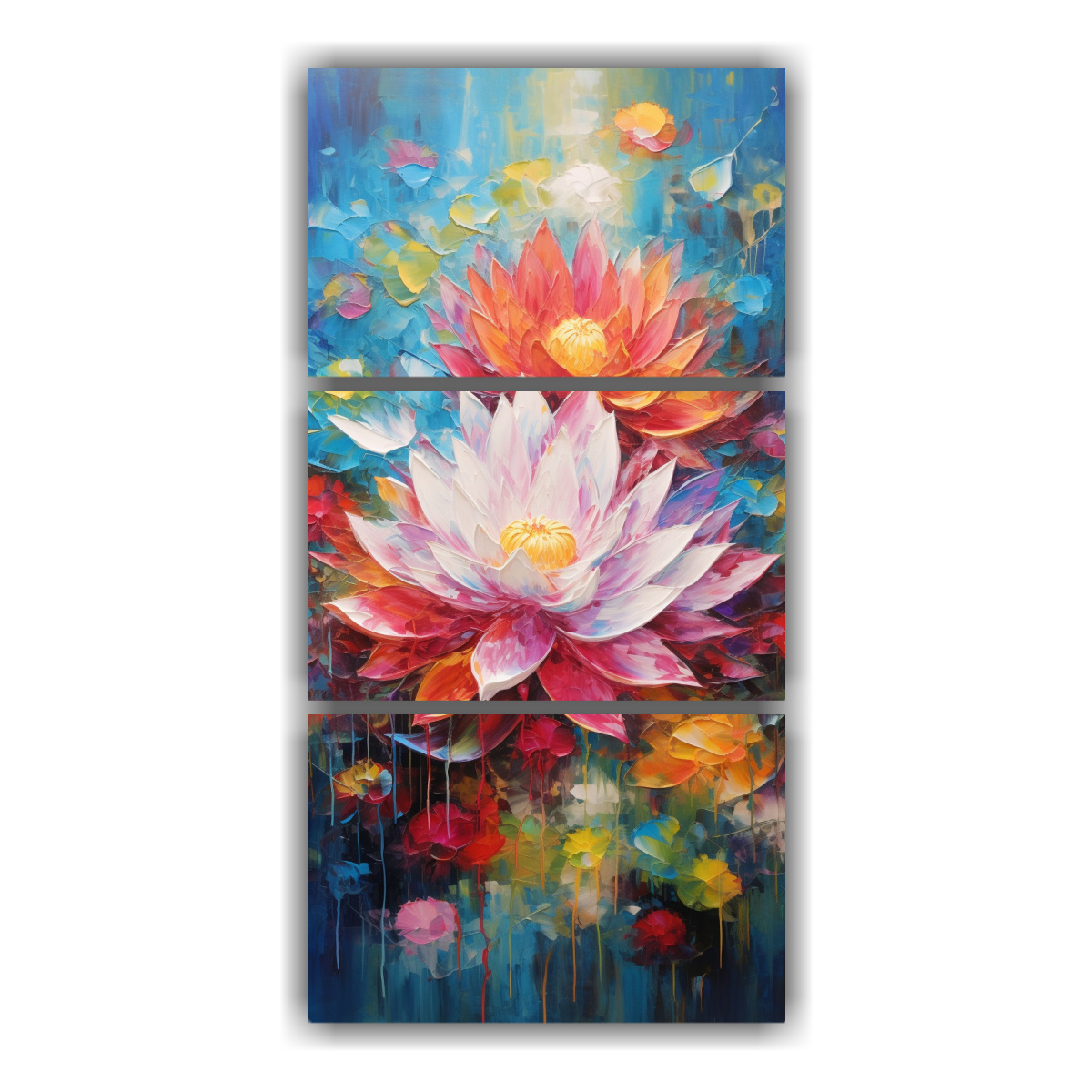 armon-a-vibrante-lote-de-3-lienzos-creativos-con-pinturas-de-loto-en-decoraci-n