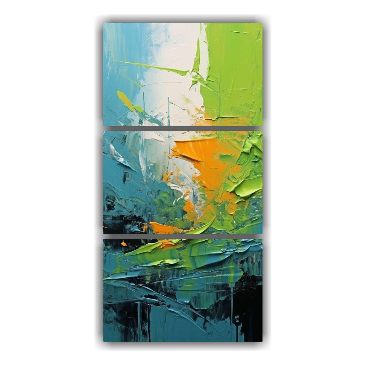 arte-abstracto-de-leo-intrincado-con-goteo-de-pincel-tres-cuadros-creativa