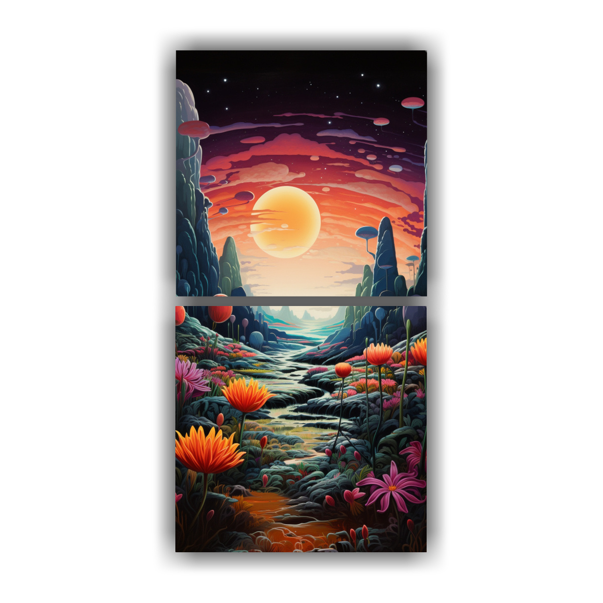 arte-abstracto-exploraci-n-alien-gena-pared-habitaci-n