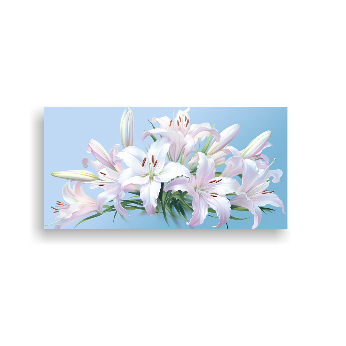 arte-abstracto-ramo-asim-trico-de-lirios-blancos-con-flores-pintadas