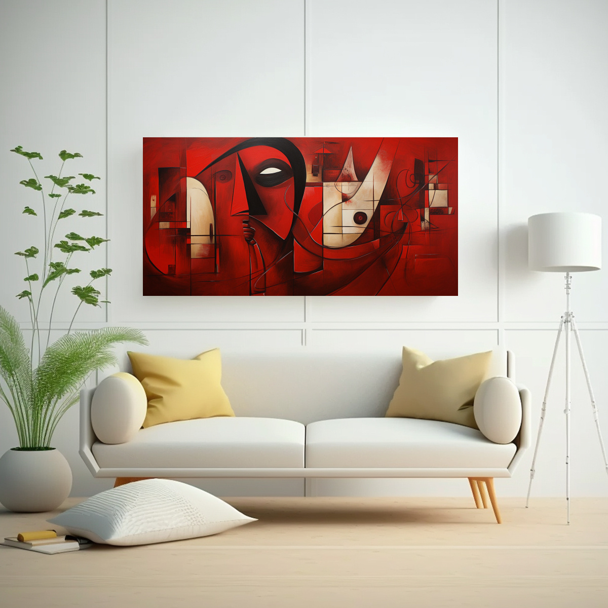 arte-comedor-cuadros-abstractos-rojos-1