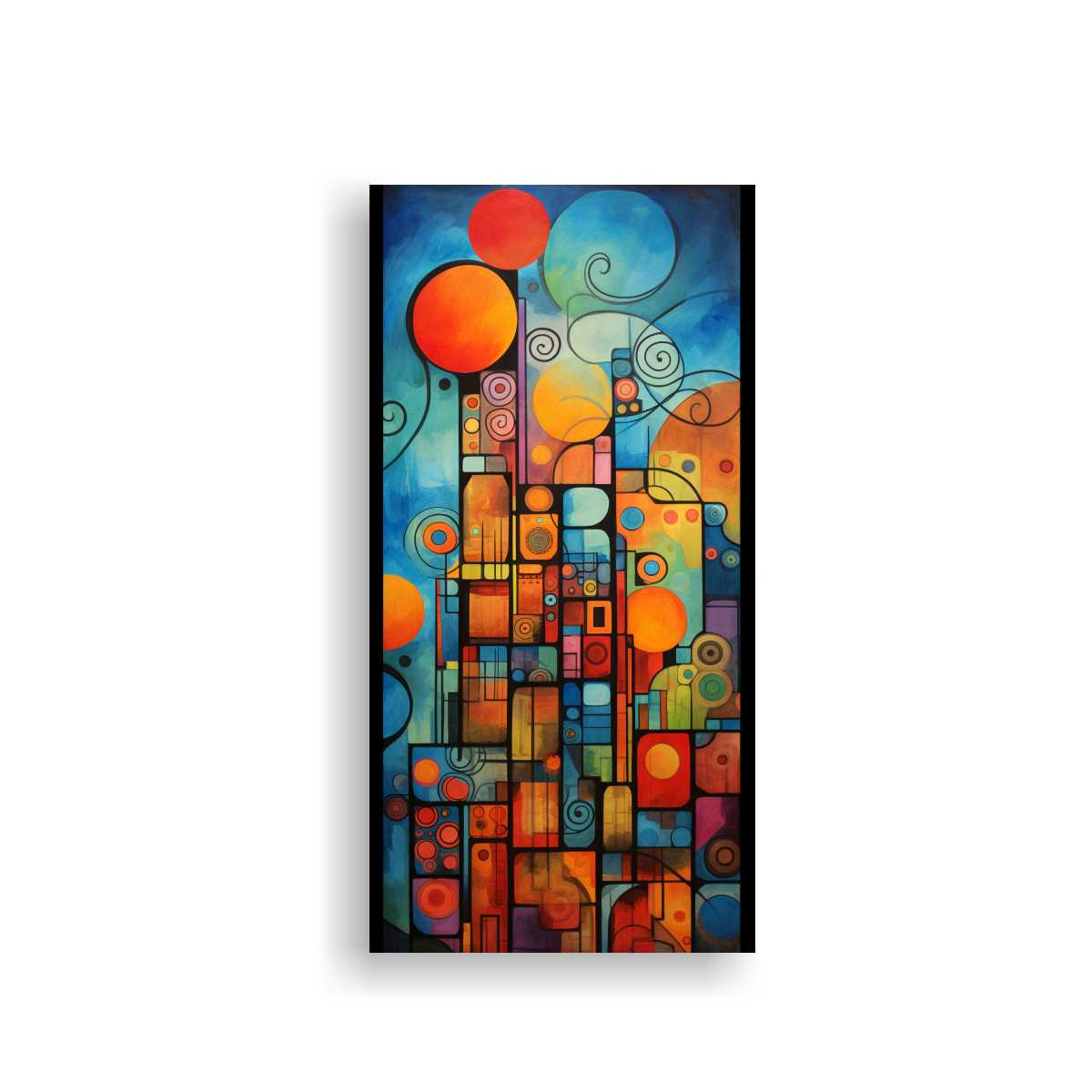 arte-de-pared-abstracto-geom-trico-con-textura-pinturas-hippies