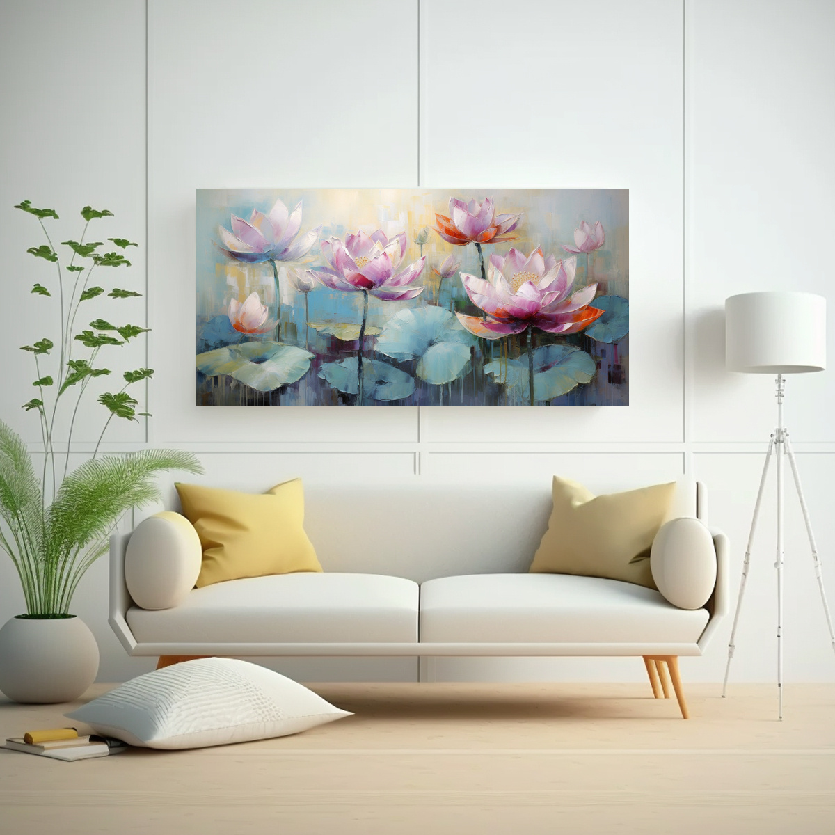 arte-de-pared-con-tema-estrellados-en-vibrantes-colores-pintura-de-loto-sobre-lienzo-en-la-decoraci-n-de-pinturas-1