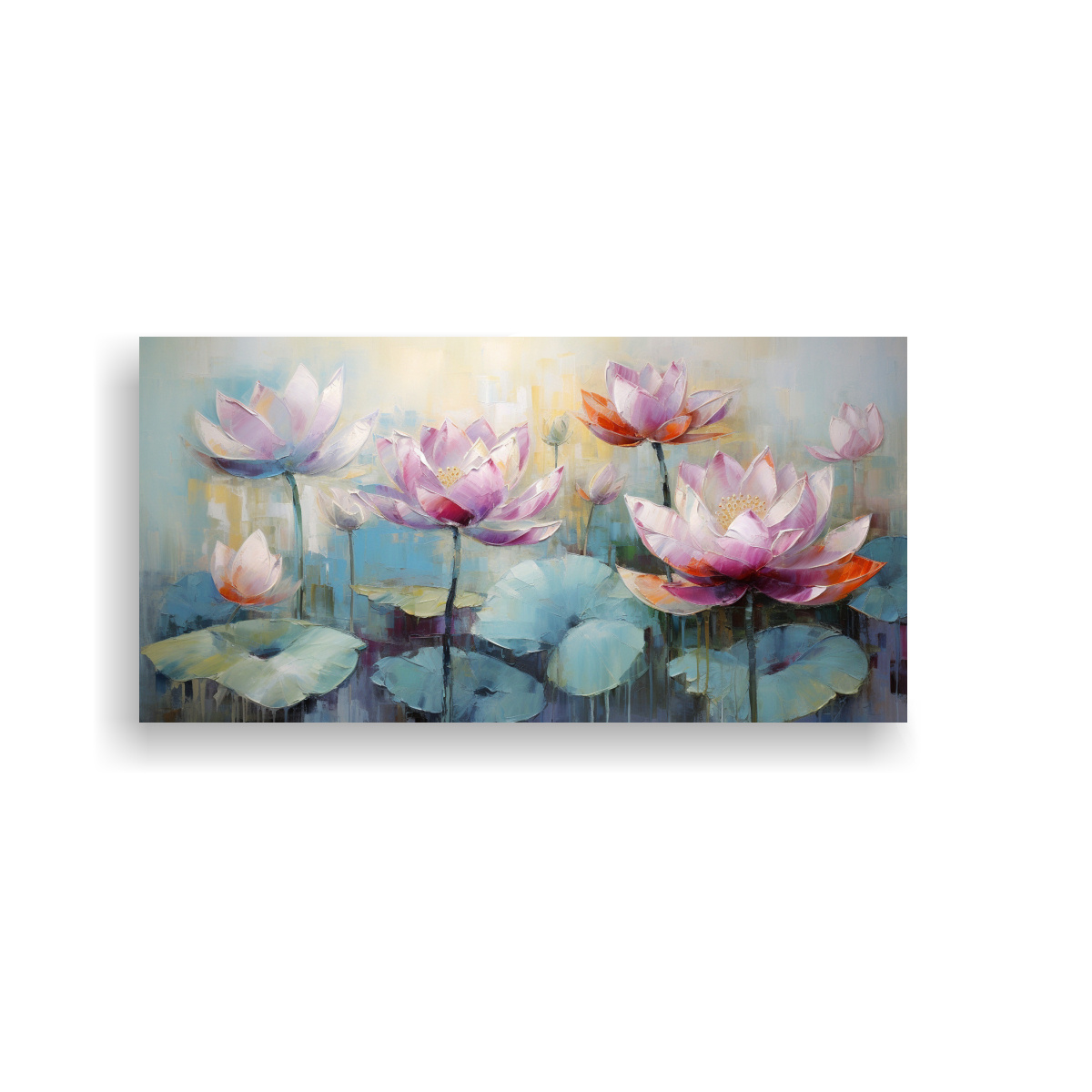 arte-de-pared-con-tema-estrellados-en-vibrantes-colores-pintura-de-loto-sobre-lienzo-en-la-decoraci-n-de-pinturas