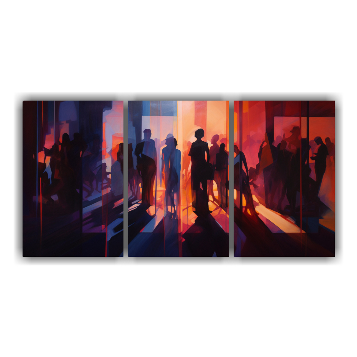 arte-de-pared-cuadro-sombras-abstractas-en-una-habitaci-n-llena-de-gente