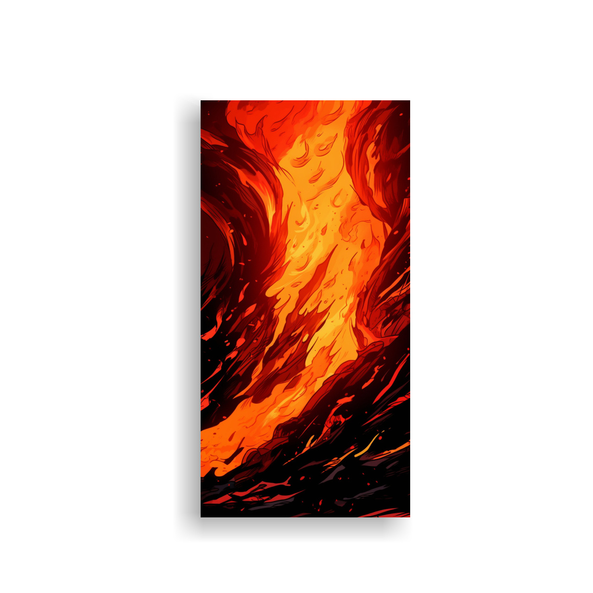 arte-de-pared-estilo-galer-a-fuente-de-fuego-fusionada-