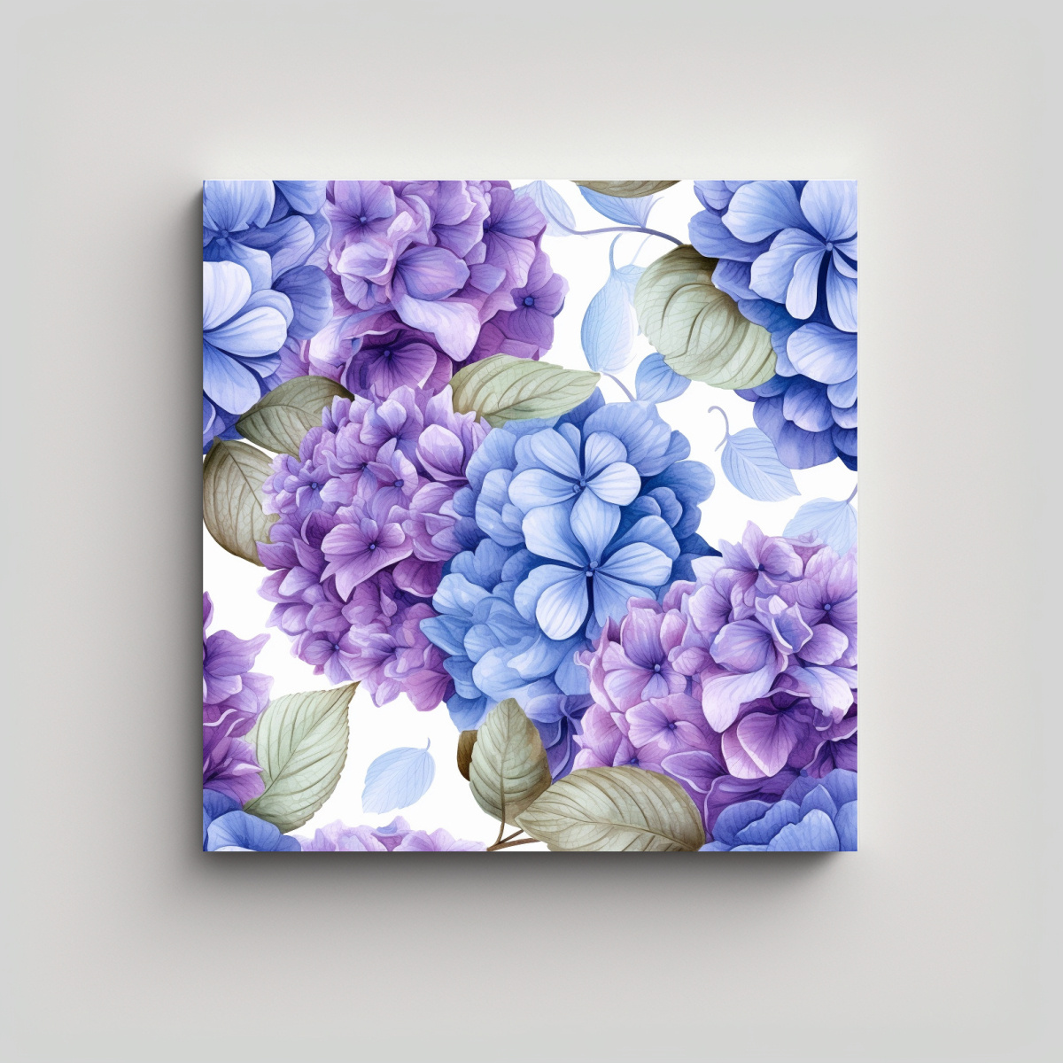 arte-de-pared-floral-azul-y-p-rpura-sensibilidad-art-stica-espectacular