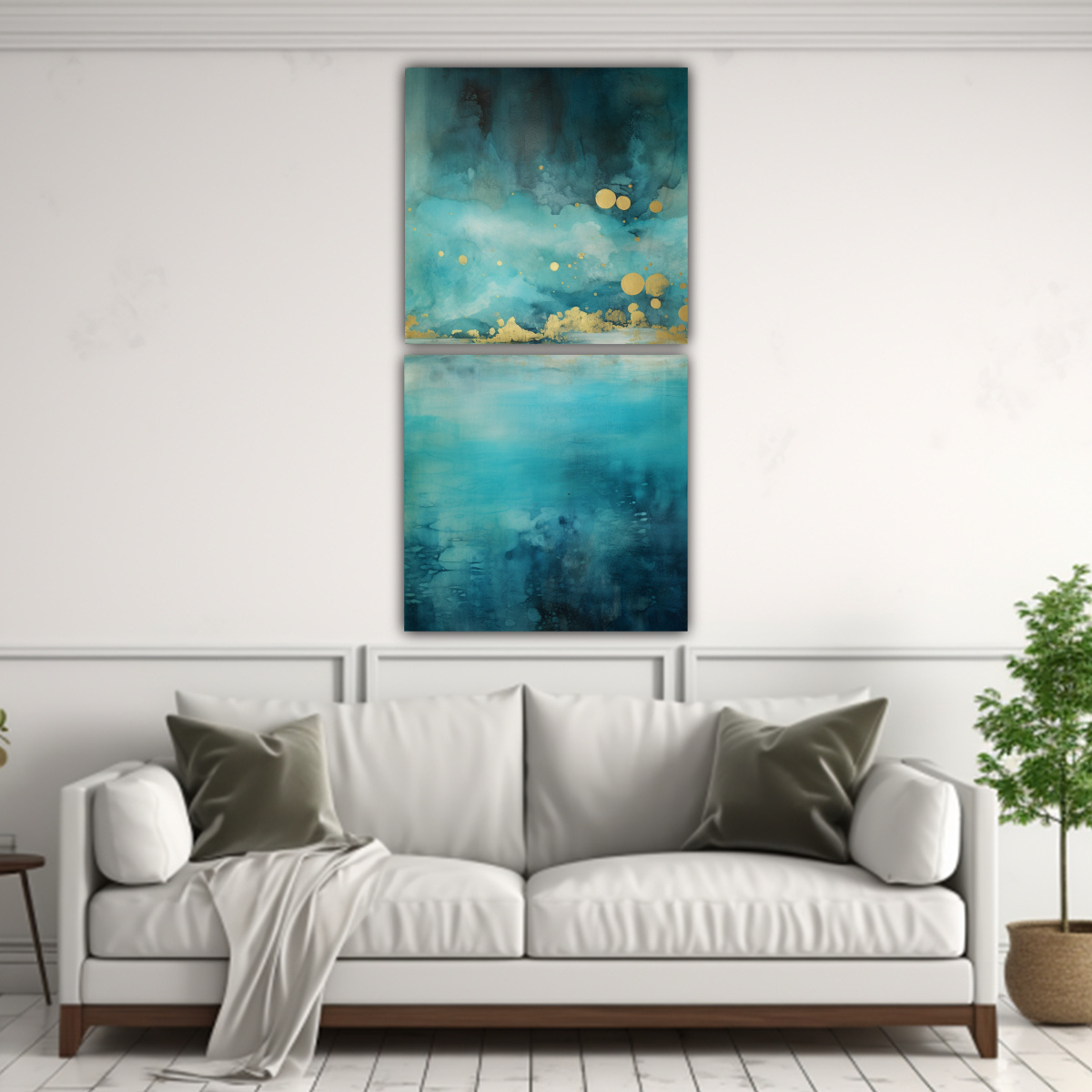 arte-de-pared-inspirador-con-acuarela-turquesa-teal-y-oro-1