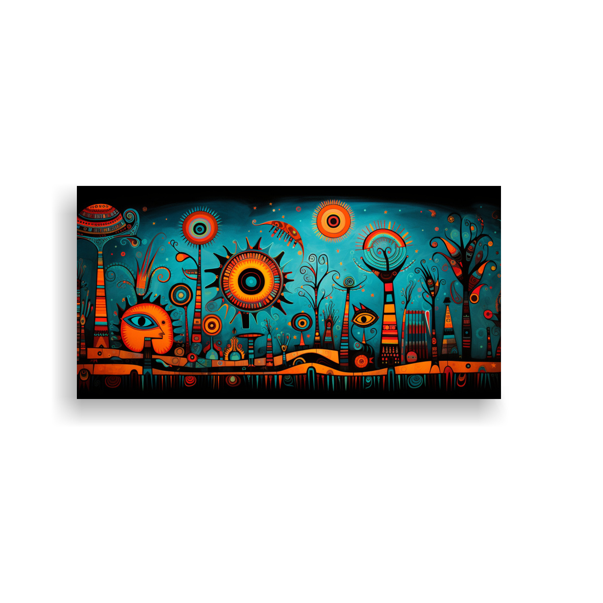 arte-de-pared-moderno-simplicidad-reinterpretaci-n-abstracta-del-arte-popular-mexicano-mediante-pinturas-decorativas