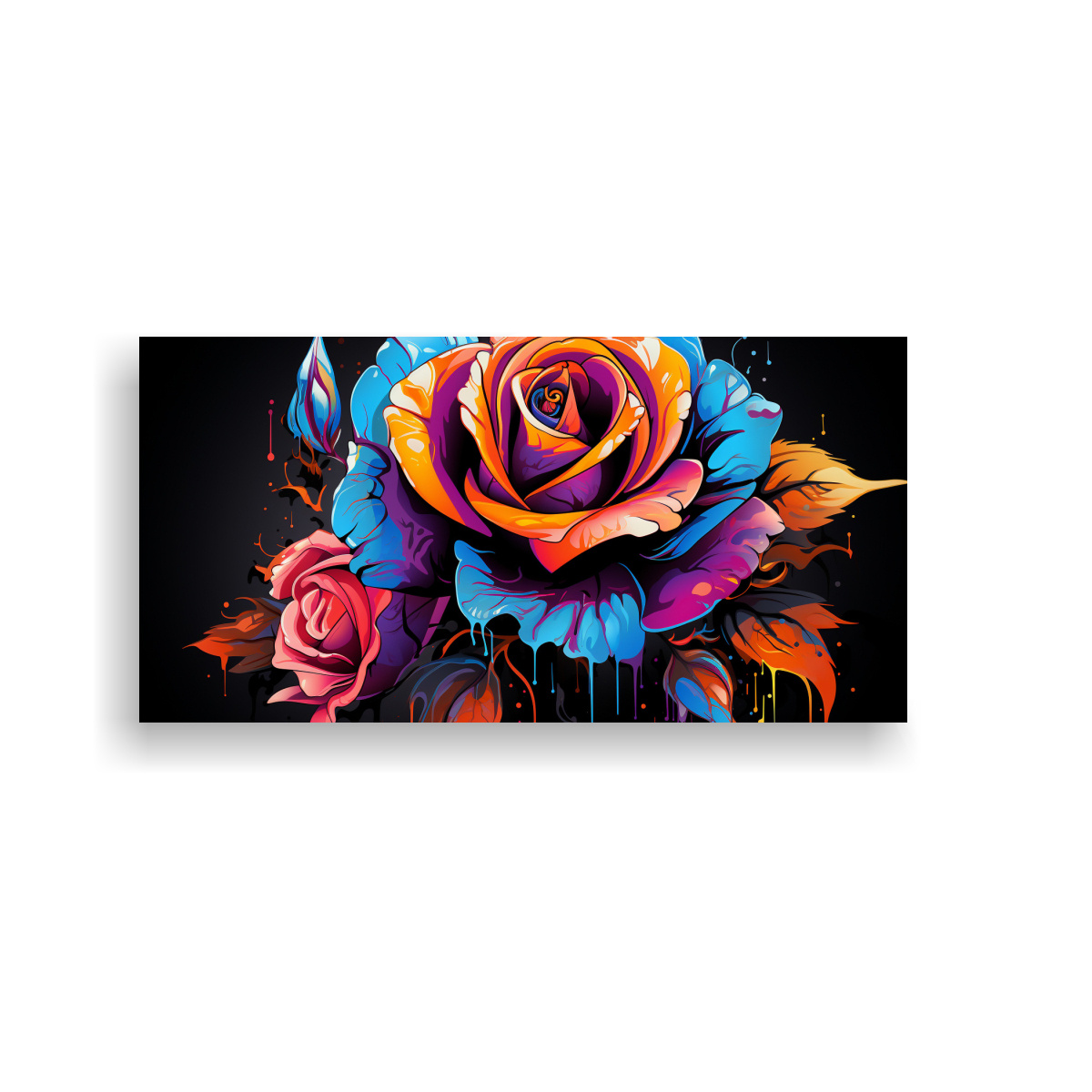 arte-de-pared-movimiento-vision-pintura-de-una-rosa-estilo-graffiti