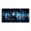 arte-de-pared-set-3-canvas-tonos-comedor-azul-y-gris-ciudad-nocturna-axinom-trica-digital-abs