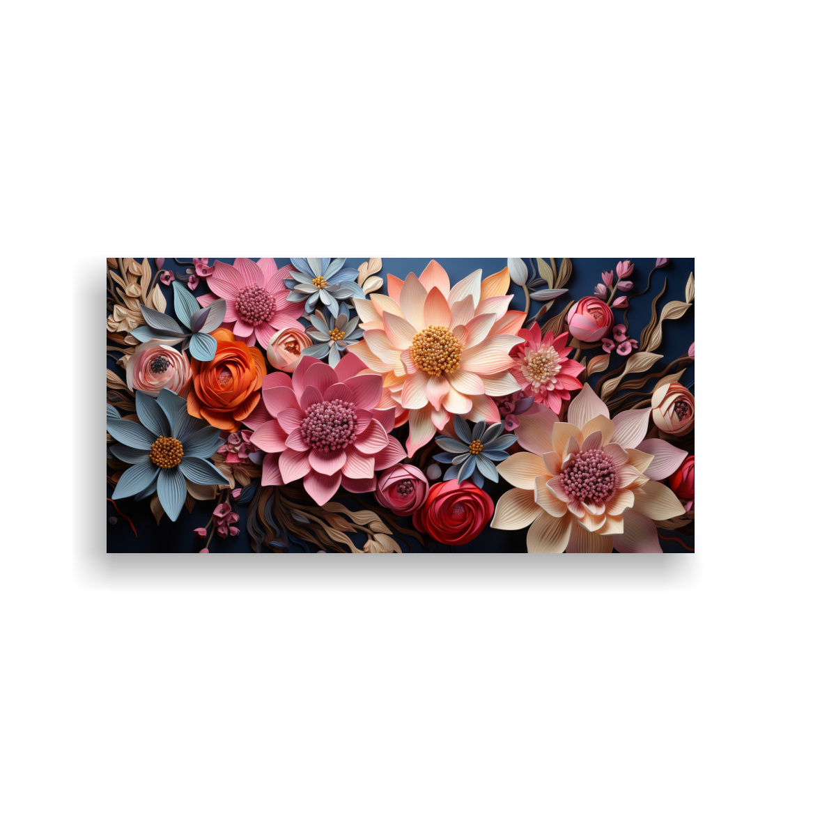 arte-de-pared-tema-estilo-alegre-cuadro-de-sobre-rosa-abierto