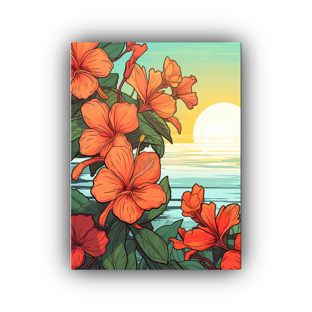 arte-pared-elegante-cuadro-flores-ai-fondo-tropical