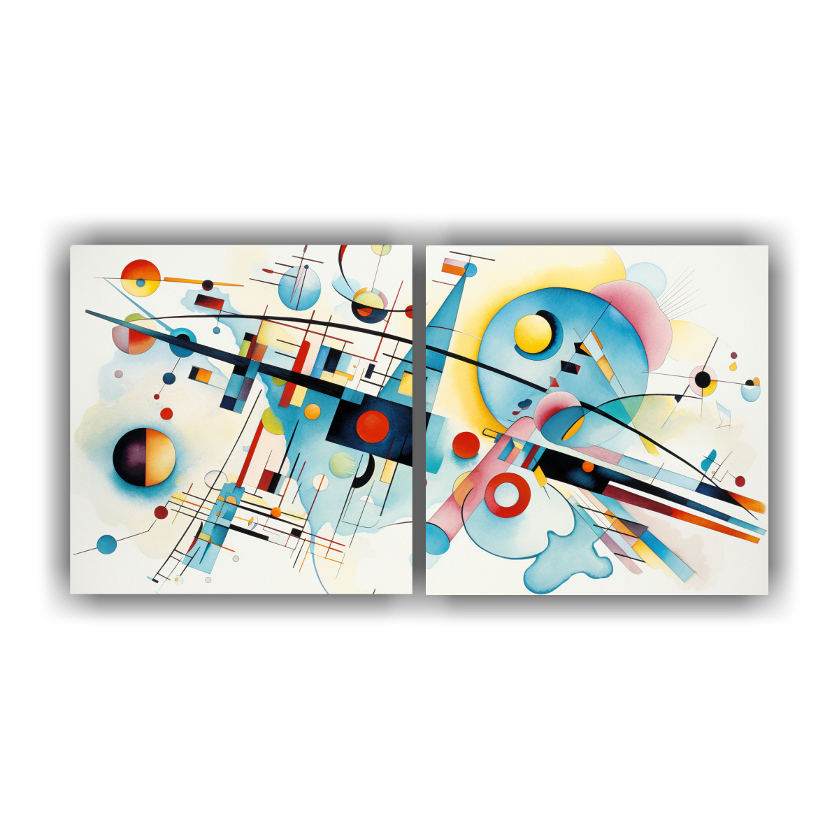 arte-pared-exclusivo-acuarela-abstracta-wassily-kandinsky