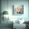 arte-urbano-hermoso-con-lirios-blancos-3d-decoraci-n-colorida-y-brillante-1