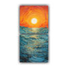 artes-de-pared-abstracto-rizos-en-agua-al-atardecer