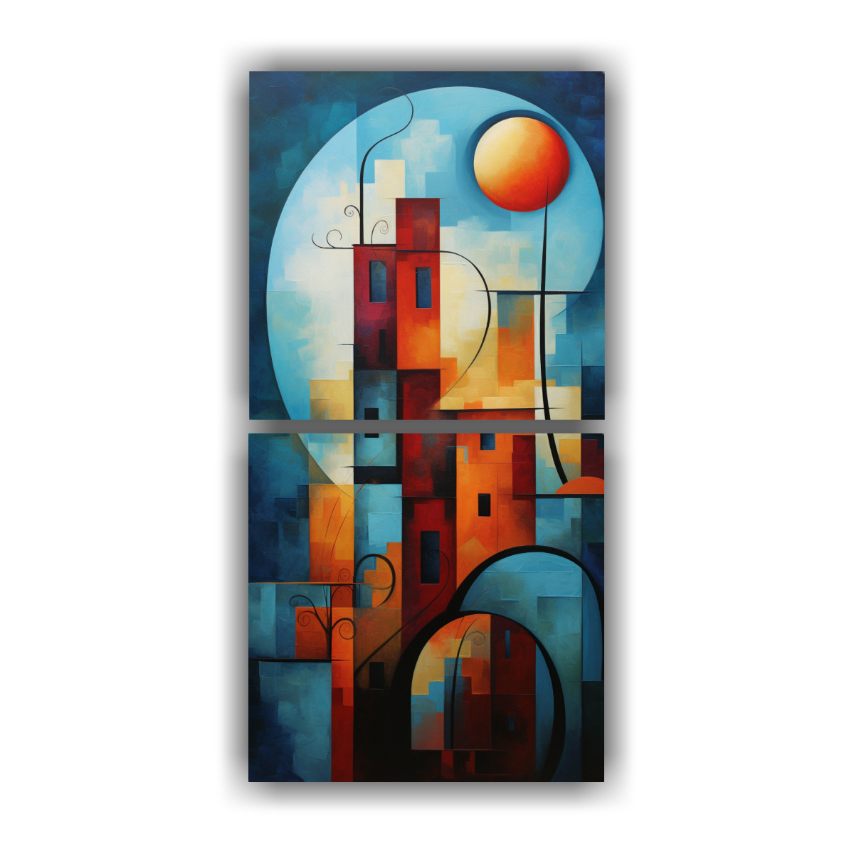 artes-de-pared-abstractos-para-dormitorio-composici-n-arm-nica-cuadros-crom-ticos