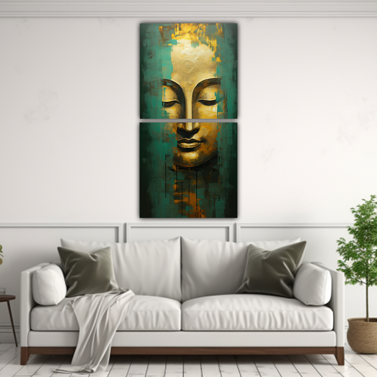 artes-de-pared-acuarela-buddha-impactante-estilo-abstracto-oro-y-verde-2