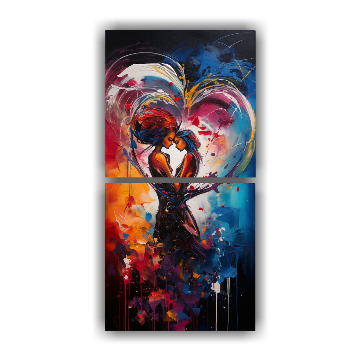 artes-de-pared-acuarela-vision-lienzo-abstracto-amor