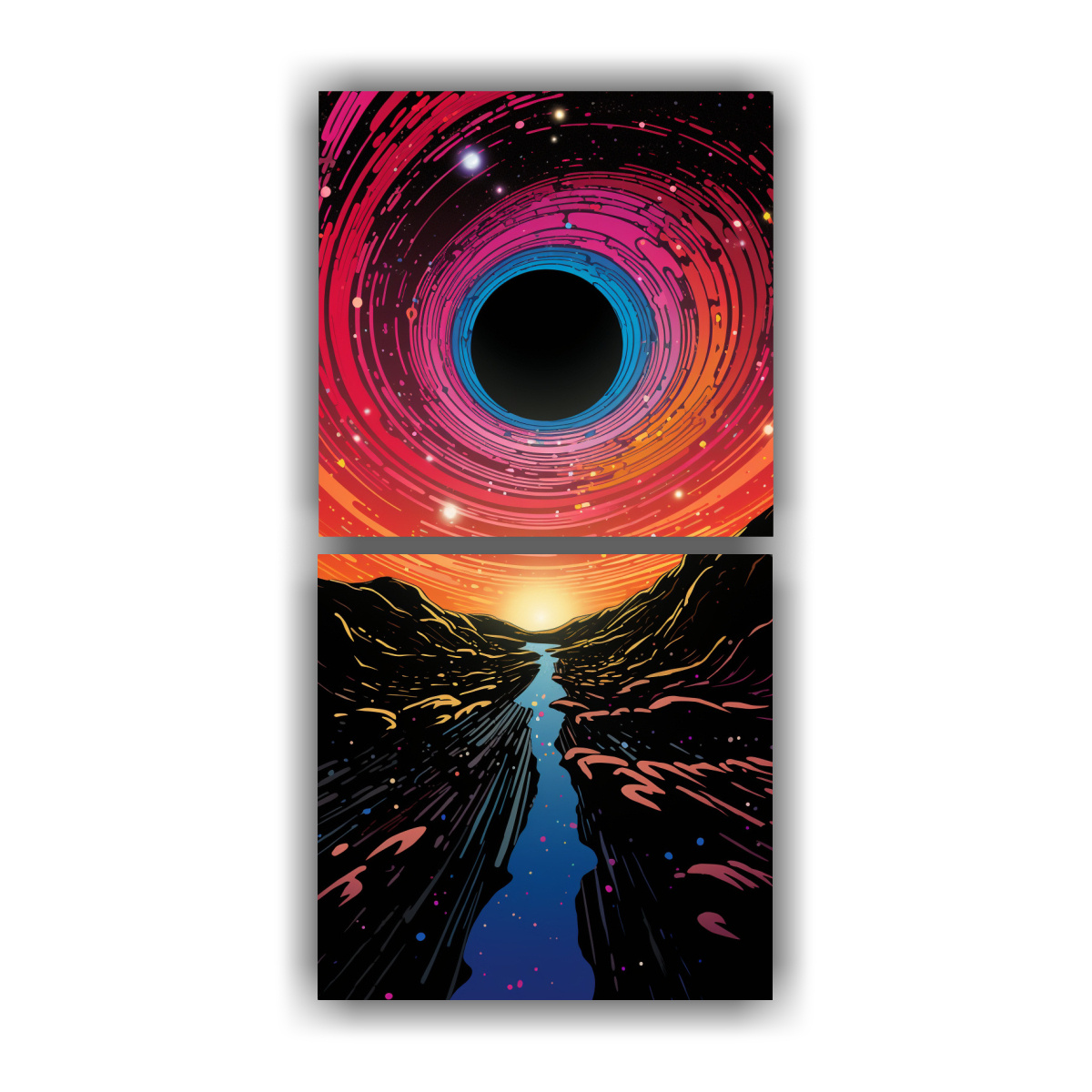 artes-de-pared-calidos-urbano-estilo-retro-comi