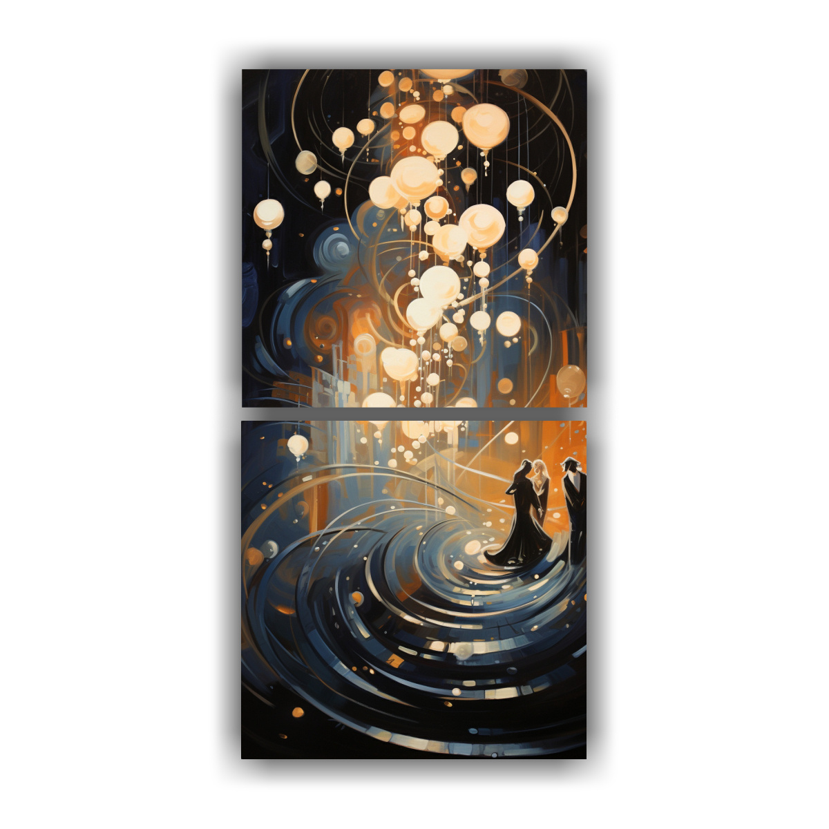 artes-de-pared-expresi-n-regalo-swirls-abstractos