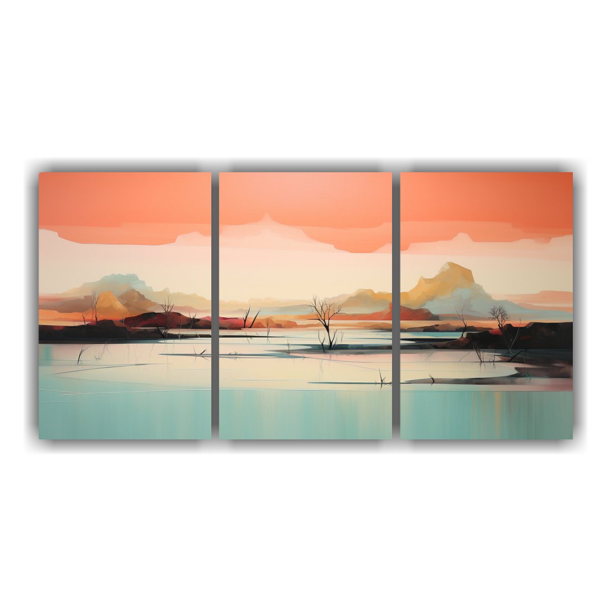 artes-de-pared-impreso-abstracto-al-amanecer