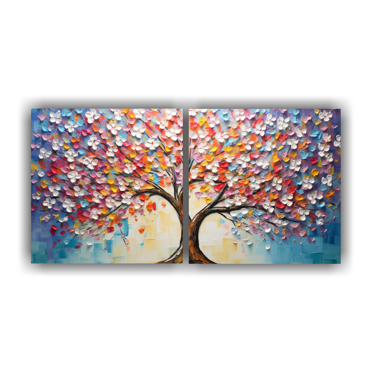 artes-de-pared-impreso-est-tica-con-flores-de-cerezo-arco-ris