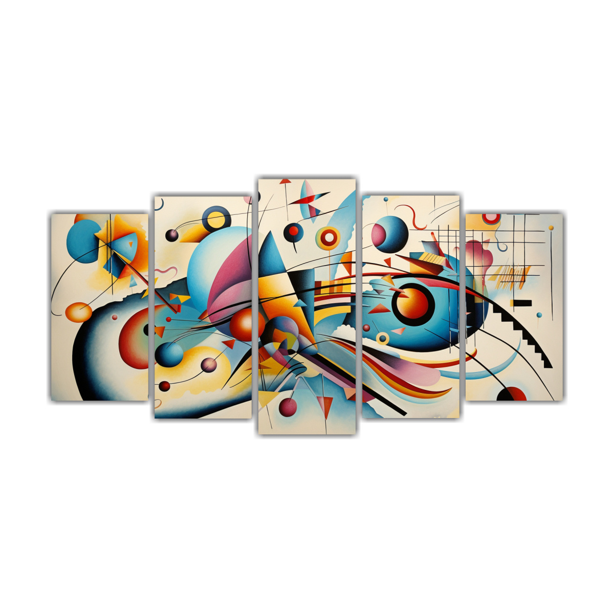 artes-de-pared-intensas-para-comedor-pintura-abstracta-de-wassily-kandinsky