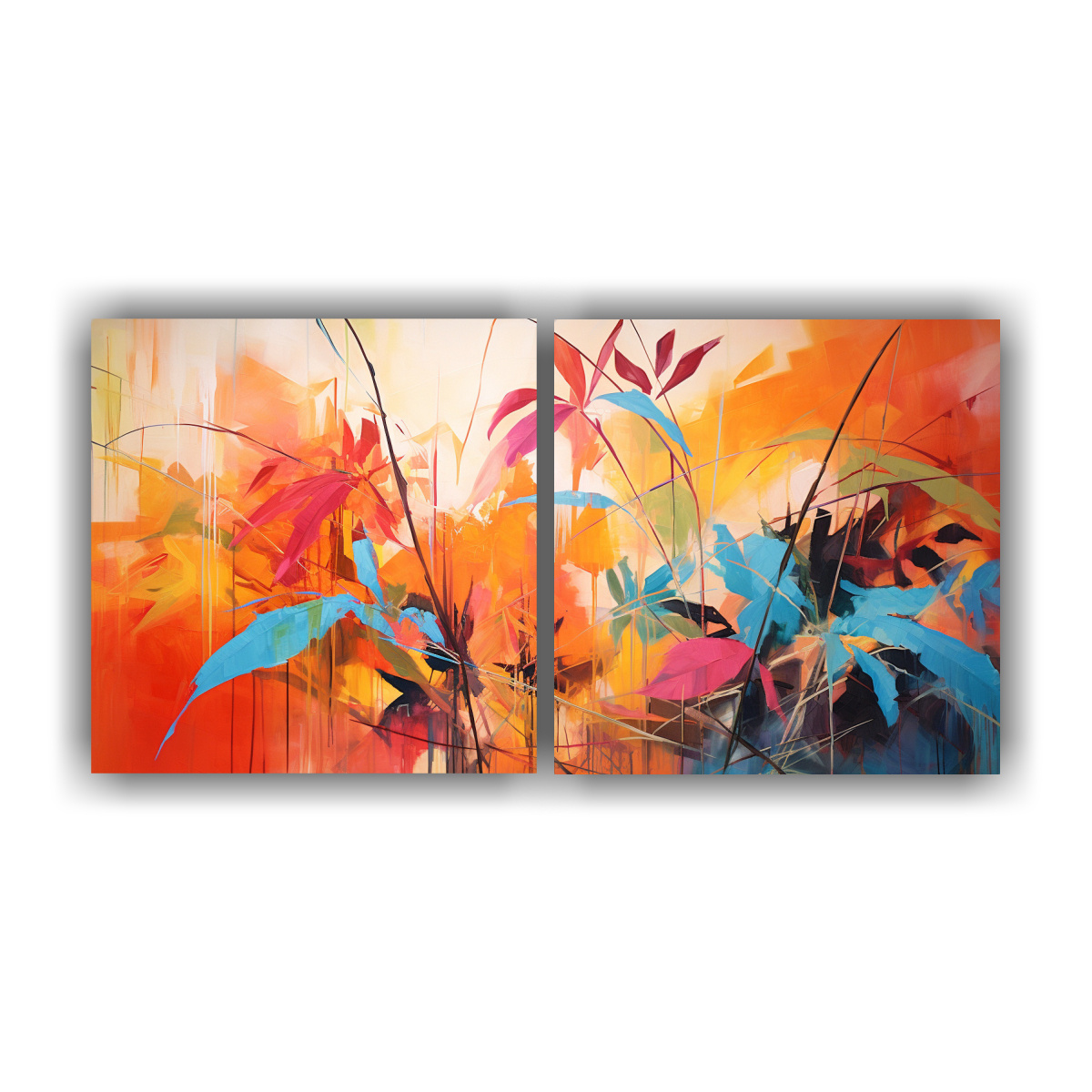 artes-de-pared-patr-n-intenso-interpretaci-n-abstracta-de-un-para-so-tropical