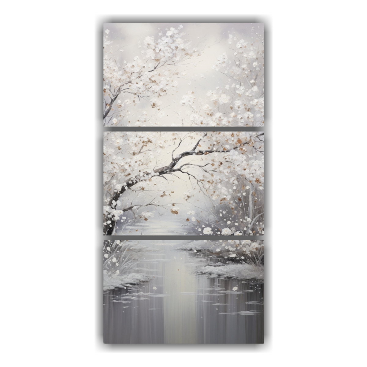 artes-de-pared-pop-art-en-blanco-y-plata-estilo-pintura-60-chars-