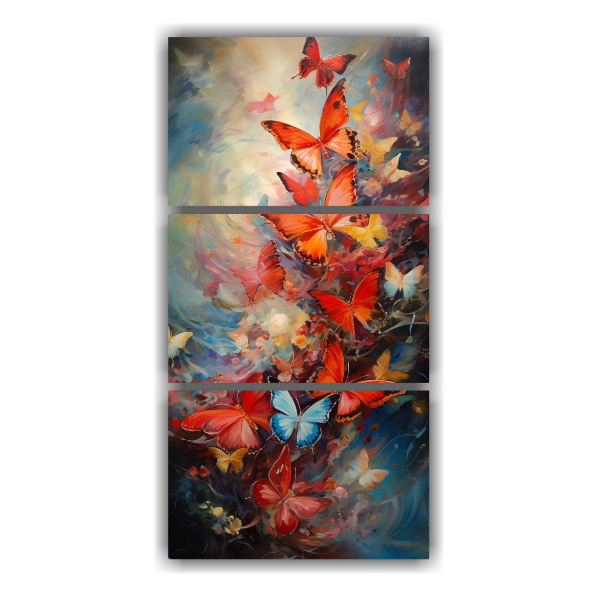 Cuadro moderno abstracto mariposa Impreso