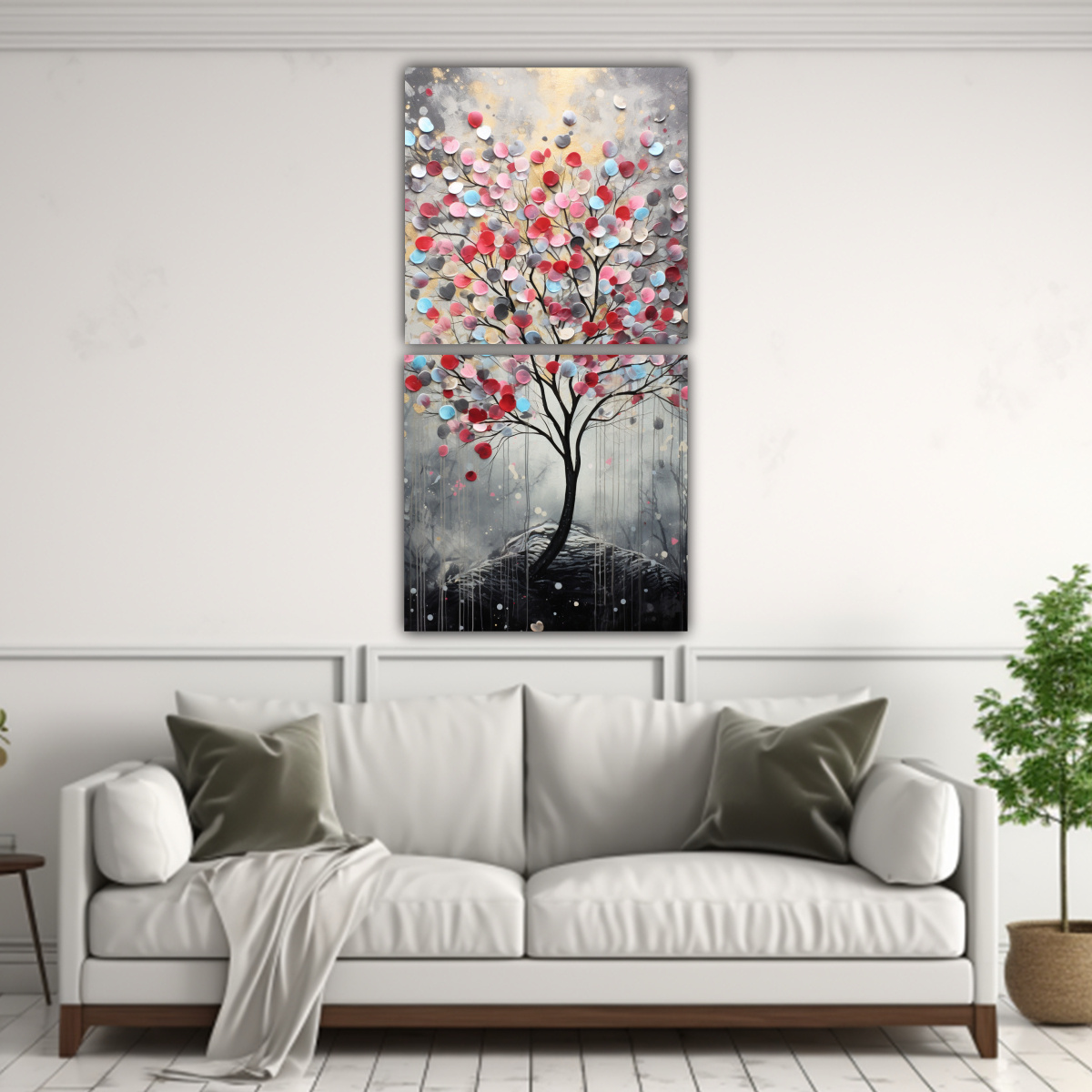 artes-tema-intensidad-cuadro-de-rbol-en-colores-vibrantes-y-plateados-1